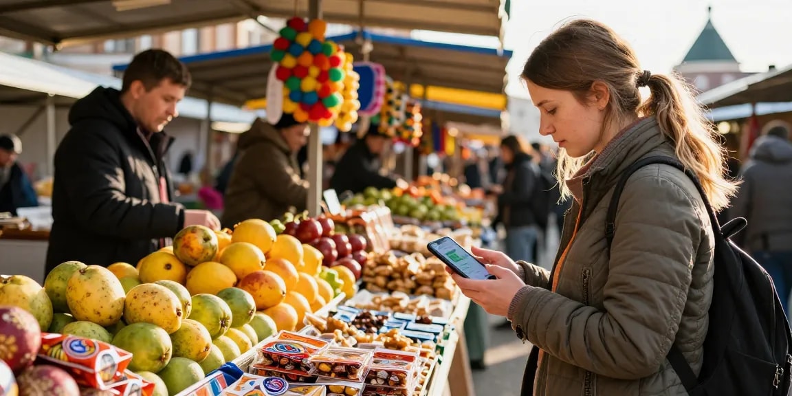Betalingen met https://payinrussia.com/ tijdens het verkennen van de lokale markten in Rusland, moderne technologie en traditionele producten