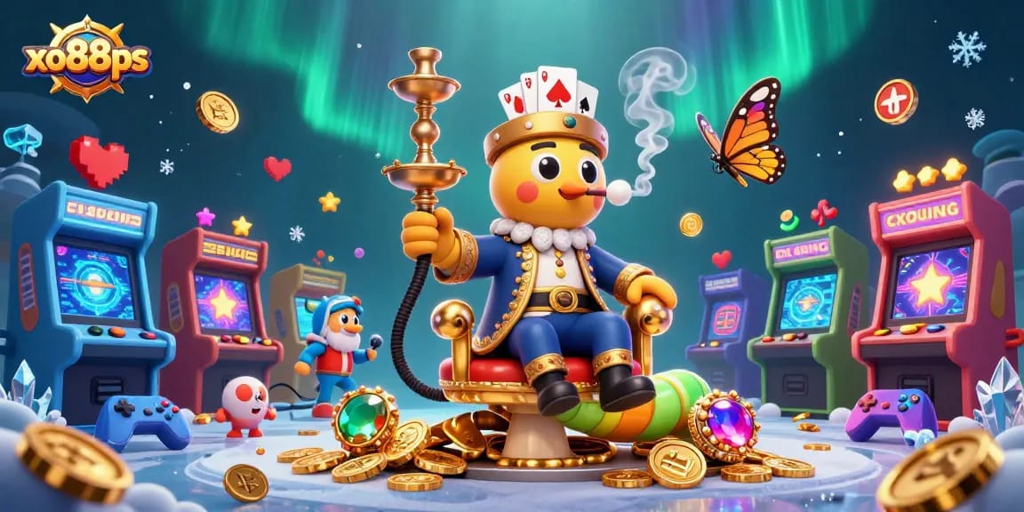 Experience the excitement of xo88ps with a vibrant 3D casino scene featuring amazing game elements.