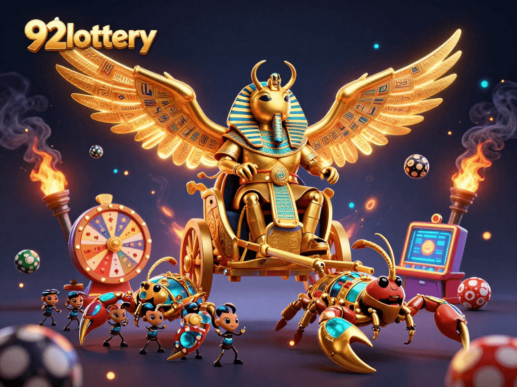 Engage with the thrilling lottery experience at 92lottery featuring dynamic scenes and characters.
