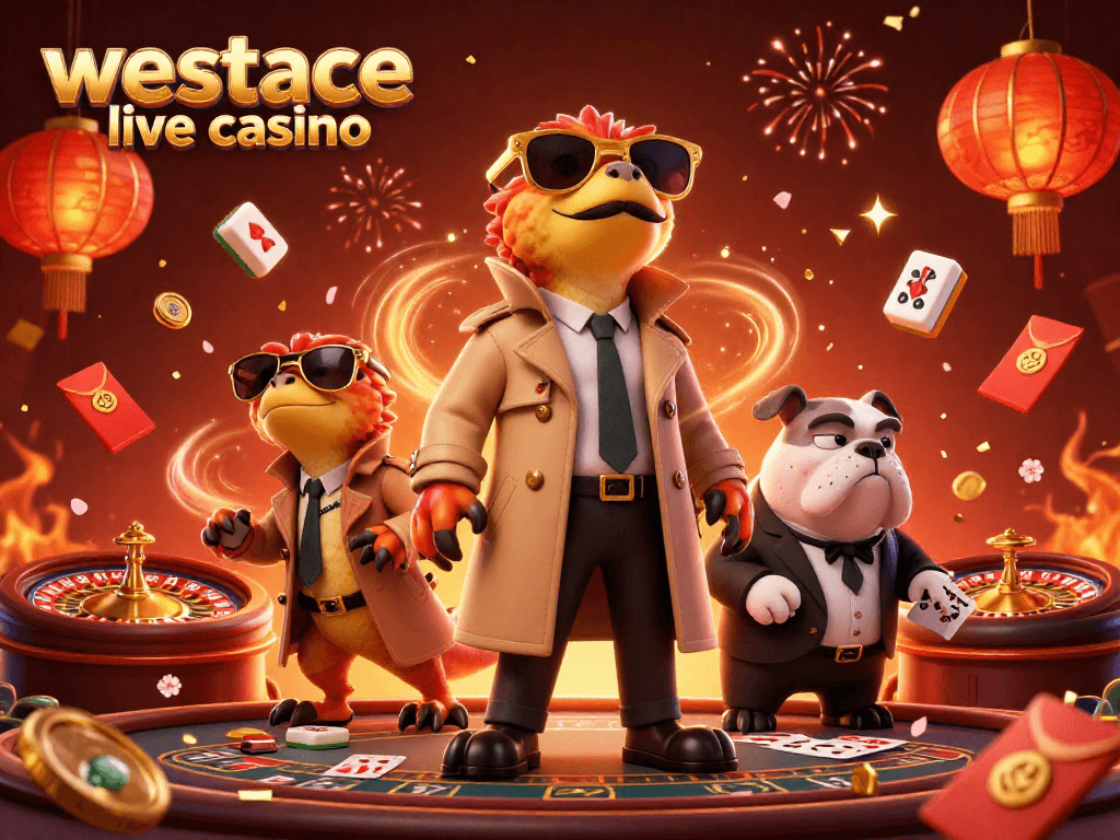 Speel bij westace live casino met echte dealers en HD-streaming van Evolution Gaming.