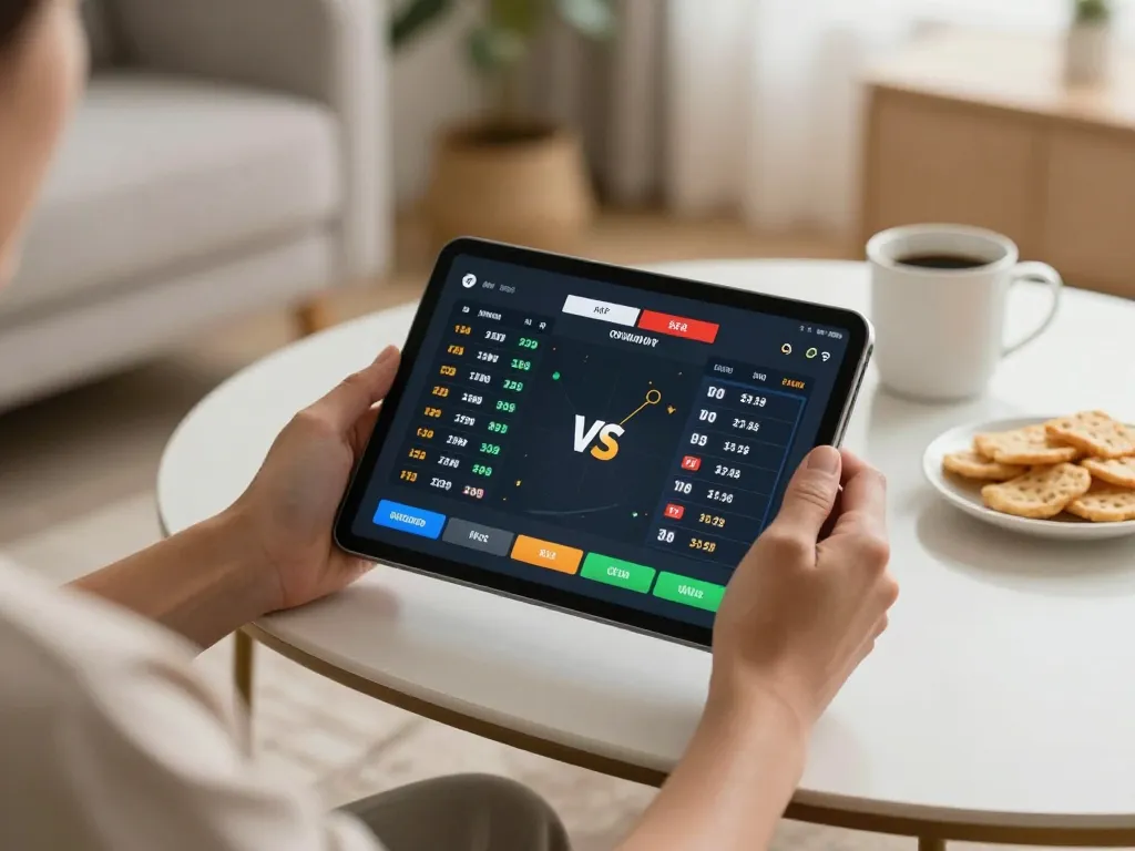 Engaging in online betting with lu88 app showing live scores and betting options.
