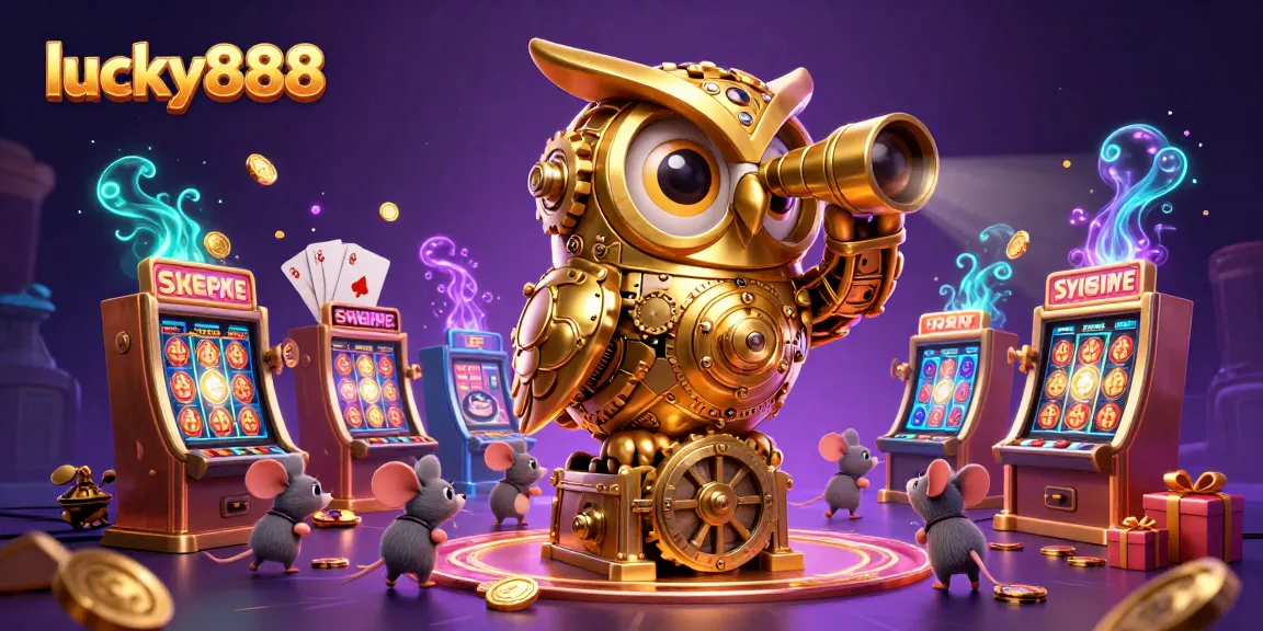 Experience thrilling wins with lucky888, highlighting a vibrant casino scene full of dynamic gaming elements.