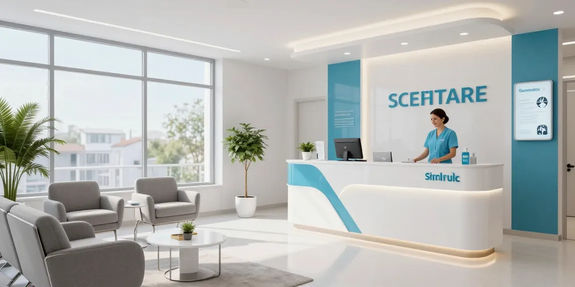 hair transplant istanbul clinic reception area focused on patient care services.