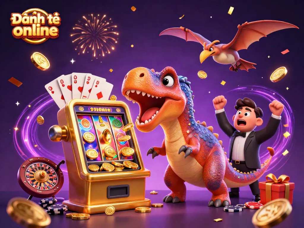 Experience thrilling Đánh đề online action with a pachycephalosaurus winning coins!