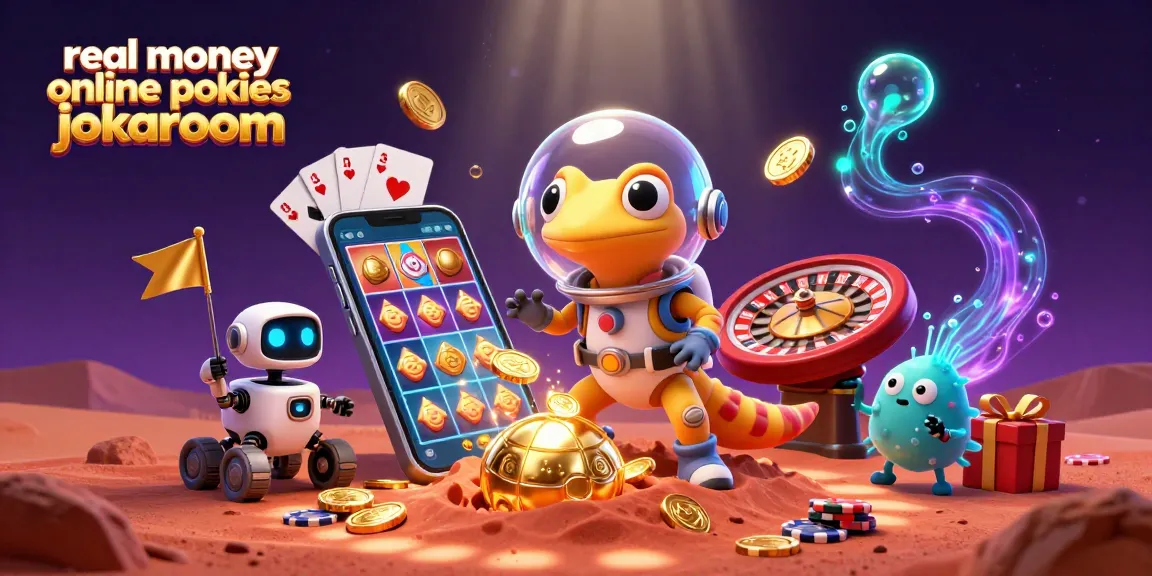 Engage with real money online pokies JokaRoom while exploring a cosmic casino adventure.