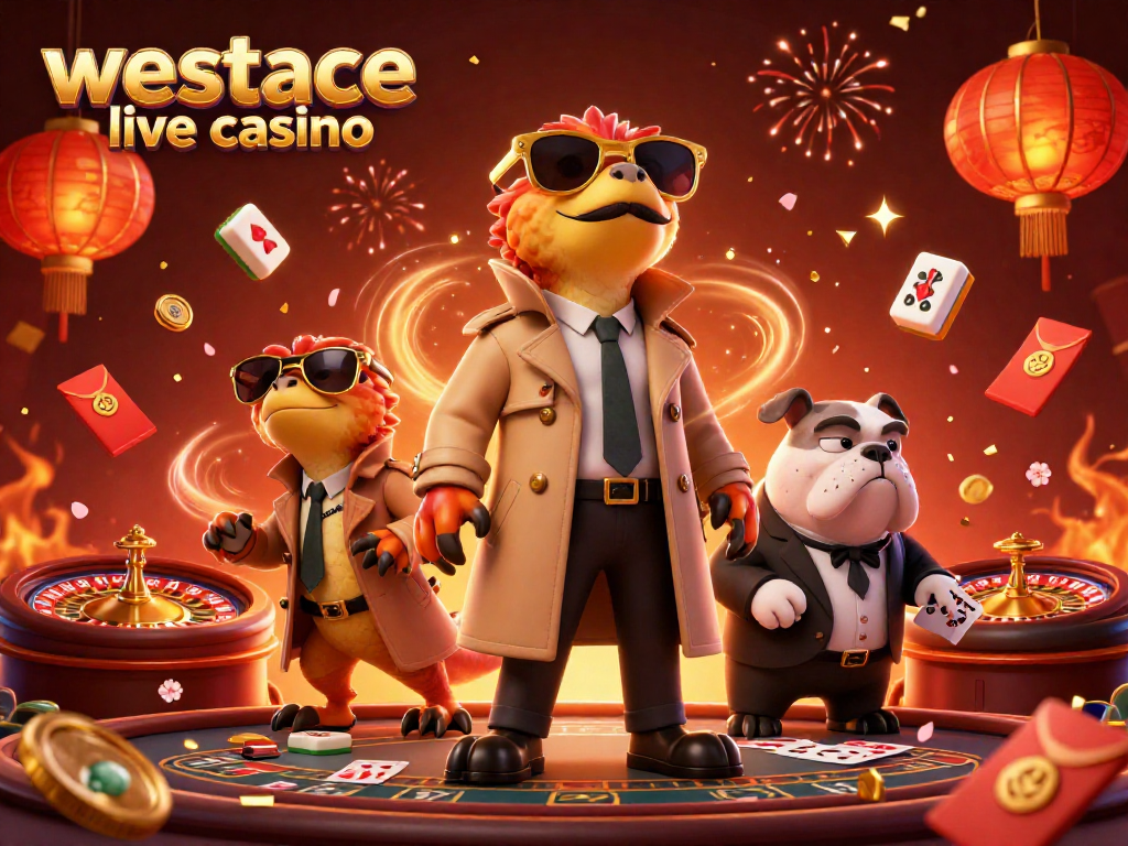 Speel bij westace live casino met echte dealers en HD-streaming van Evolution Gaming.