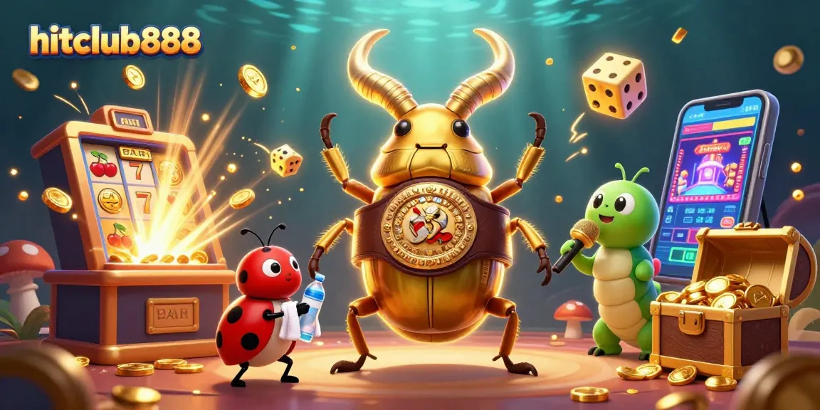 Experience the excitement of hitclub888 with a jackpot explosion scene filled with vibrant casino elements.