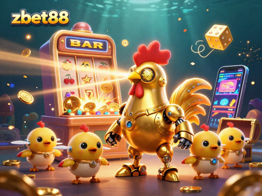 Experience thrilling gaming with zbet88's vibrant casino scene and engaging characters.