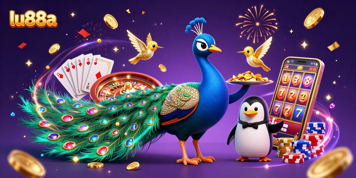 Experience thrilling wins at lu88a’s vibrant casino with whimsical characters and dynamic game elements.