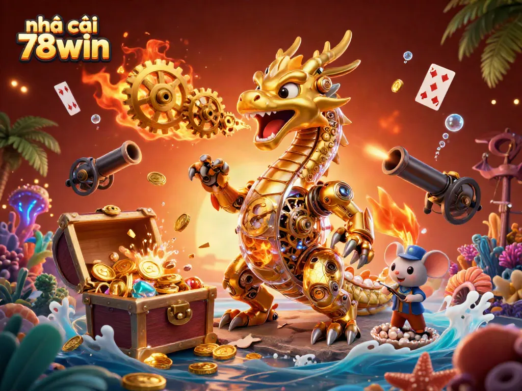 Experience thrilling gameplay at nhà cái 78win with unique treasures and vibrant casino elements