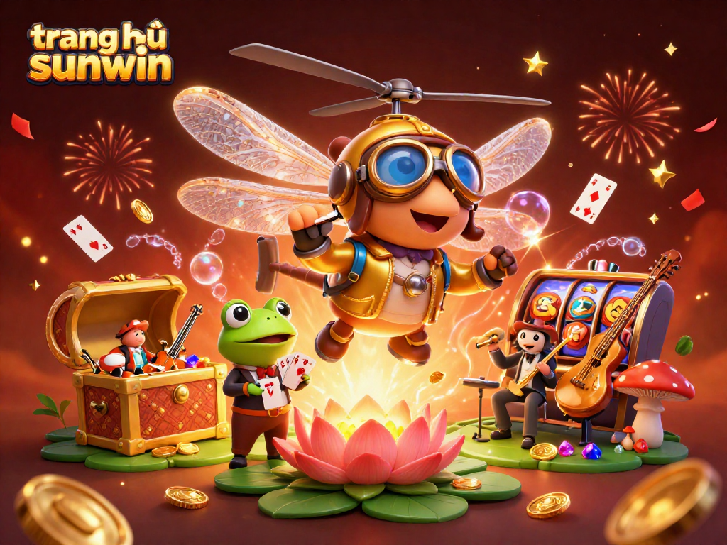 Join the fun at trang chủ sunwin with an engaging scene of 3D casino characters playing games